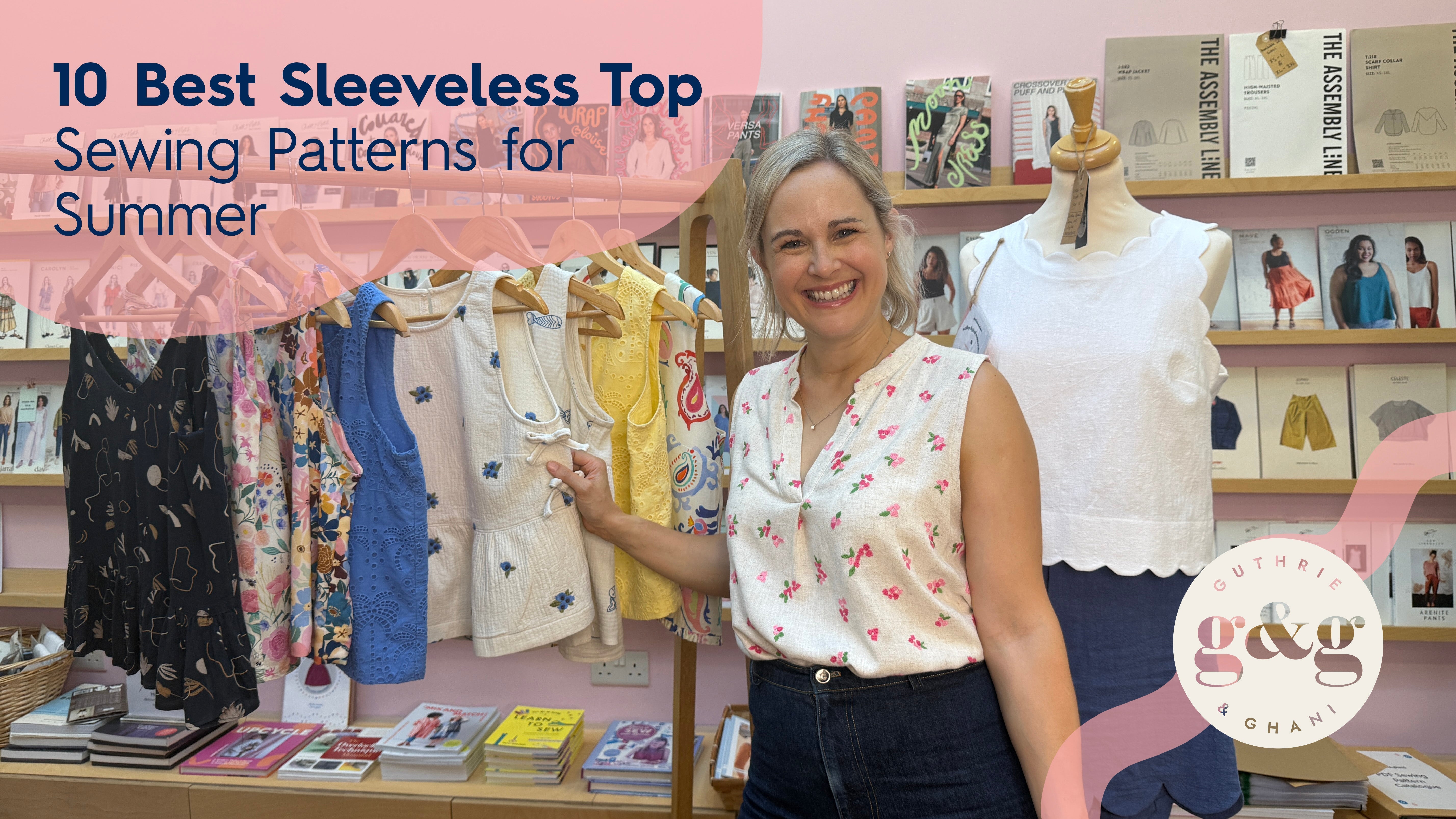 トップス OMMO FLASK PATTERN TOP VEST SET The Best Simple Sleeveless Top Sewing Patterns You'll Wear All