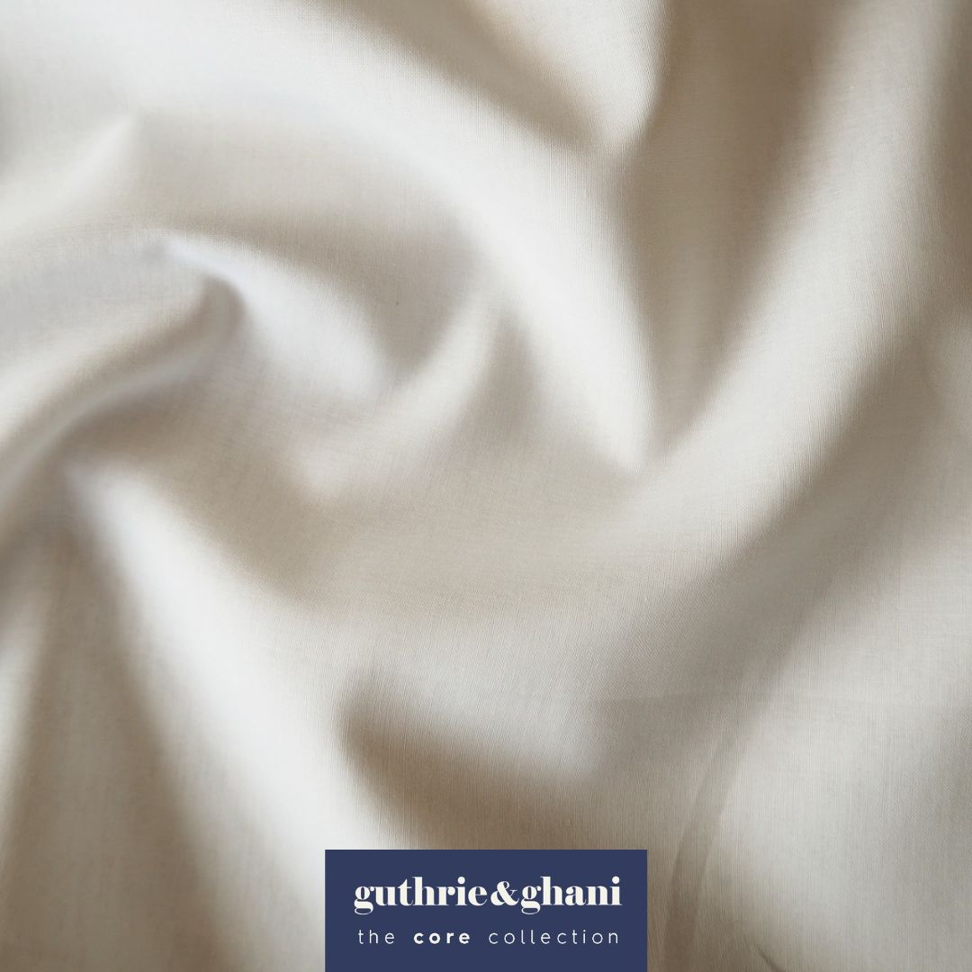 Cream Cotton Voile Lining Fabric
