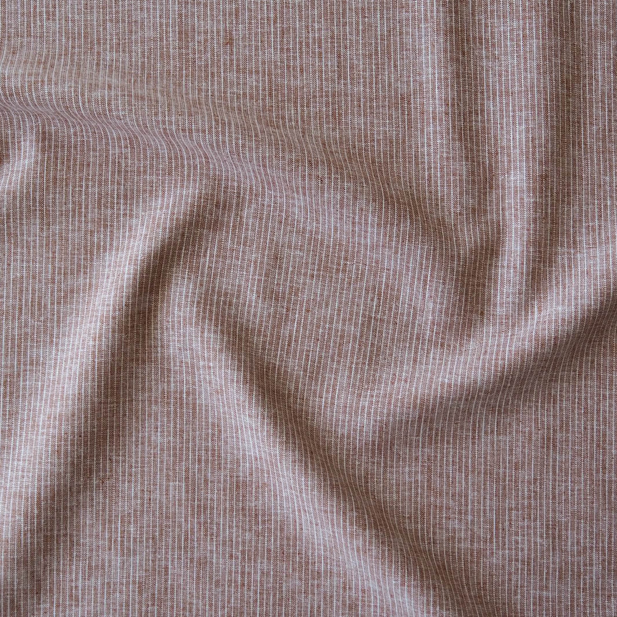 Ginger Pinstripe Linen Cotton Fabric – Guthrie & Ghani