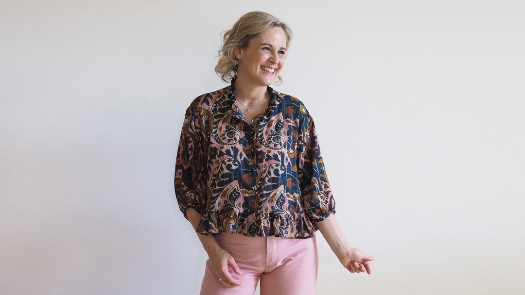 My Matchy Matchy Play Date Blouse – Sewing Tips & Pattern Hacks