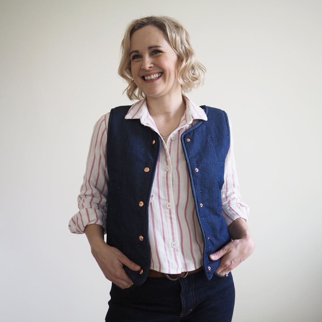 How to Use the Prym Creative Tool for Anorak Snaps | Ruby Vest Sewing Tutorial