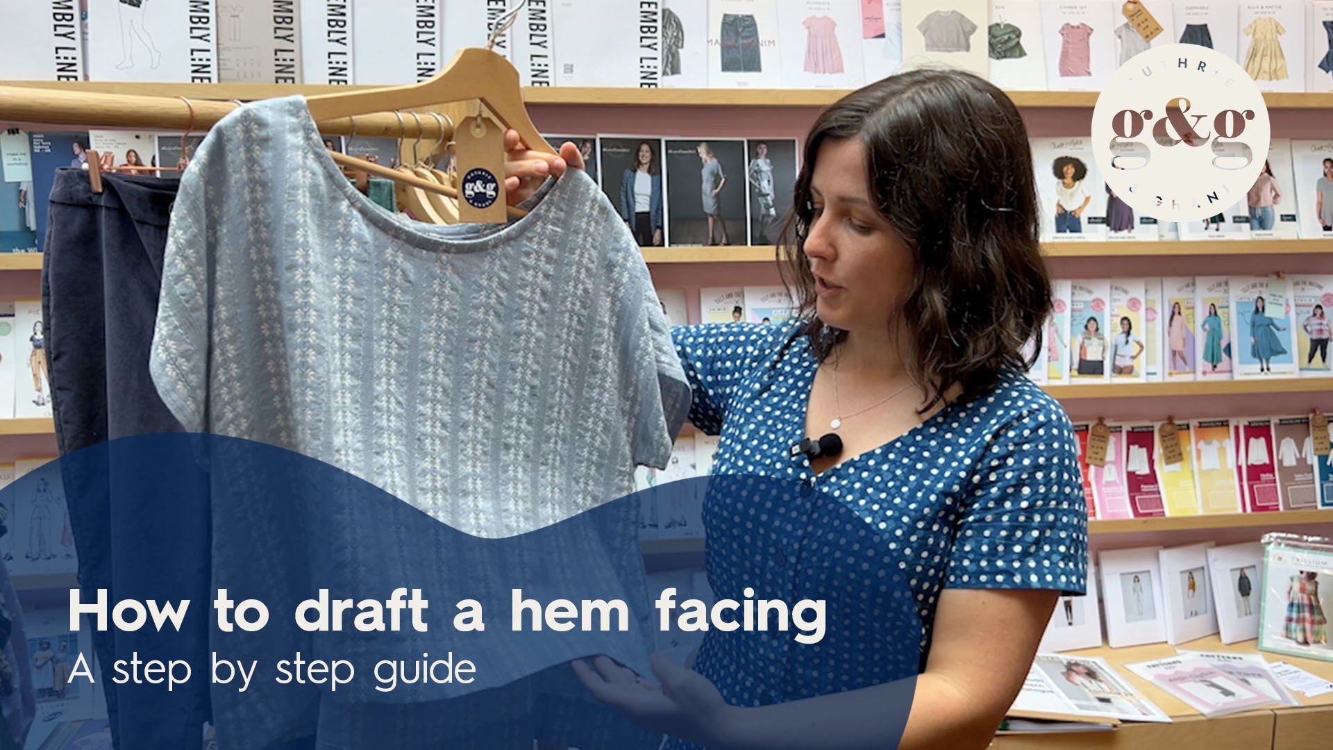 How to draft a hem facing – Guthrie & Ghani