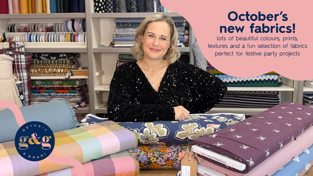 Laurens October Round Up of NEW Dressmaking Fabrics