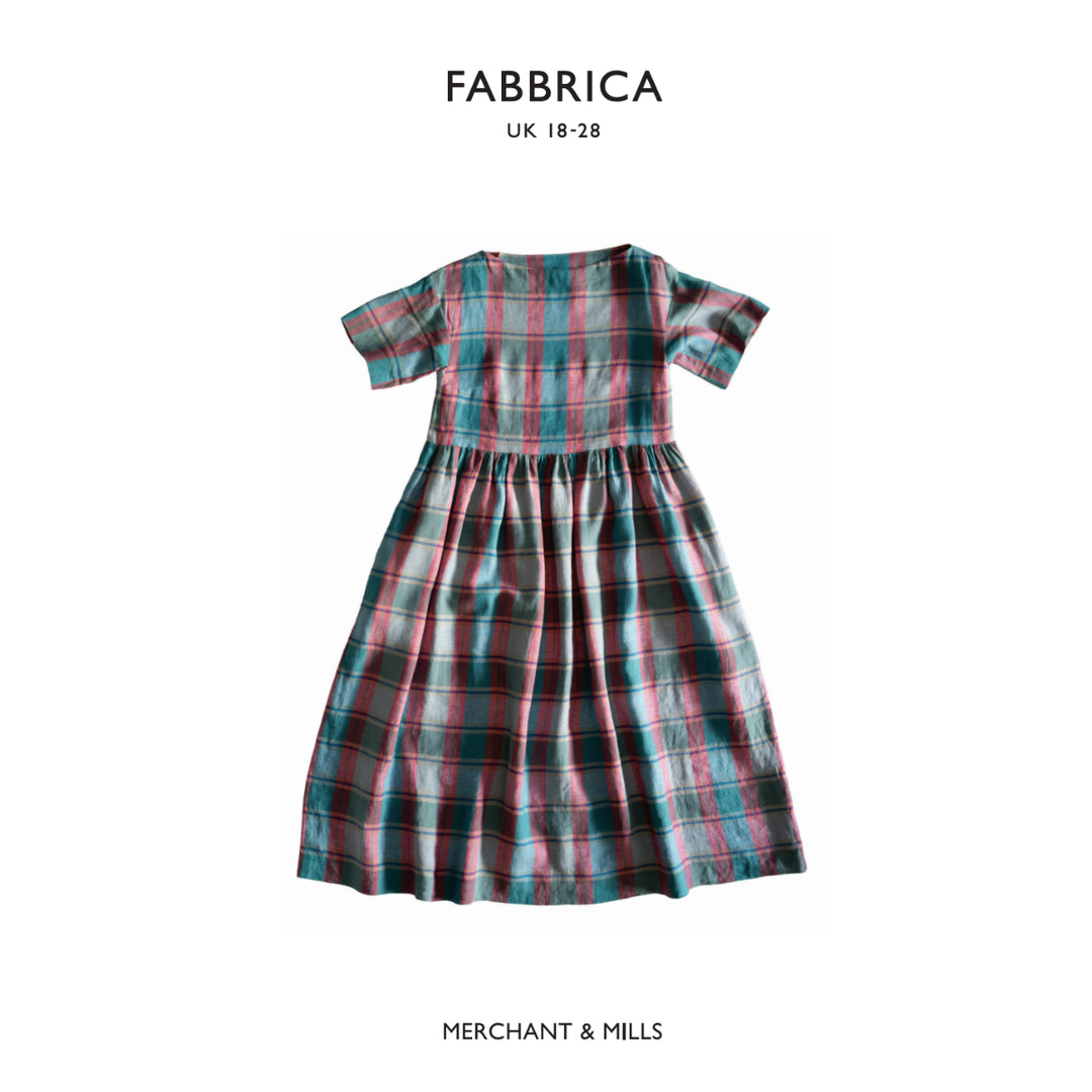 Merchant & Mills Fabbrica Dress - Sizes 18-28 Sewing Pattern PDF