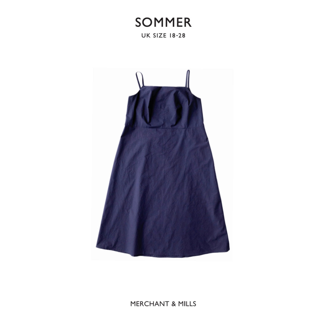 Merchant & Mills Sommer Dress - Sizes 18-28 Sewing Pattern PDF