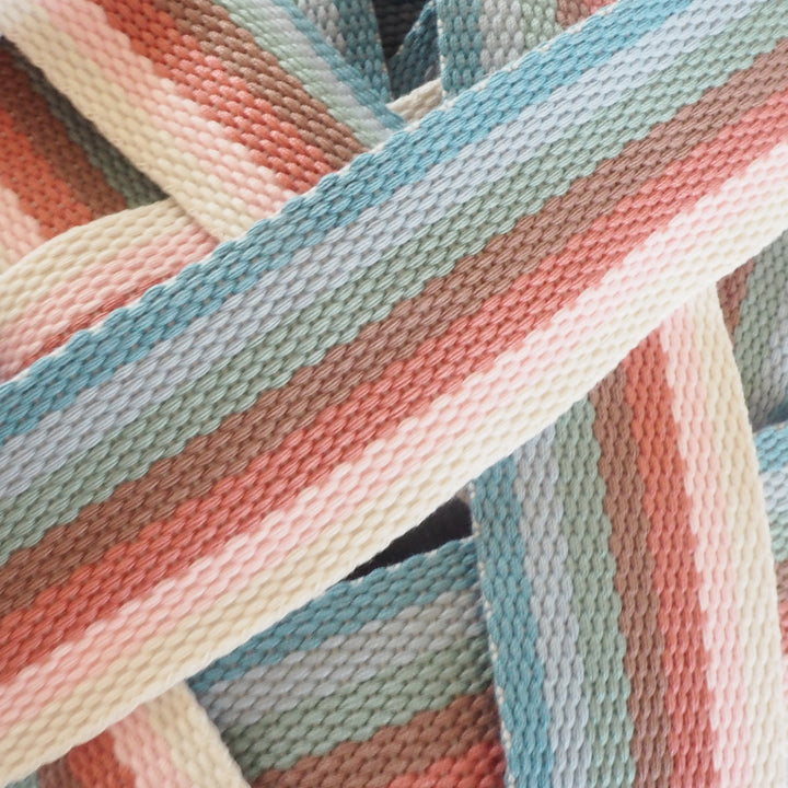 Soft Stripe 40mm Cotton Webbing