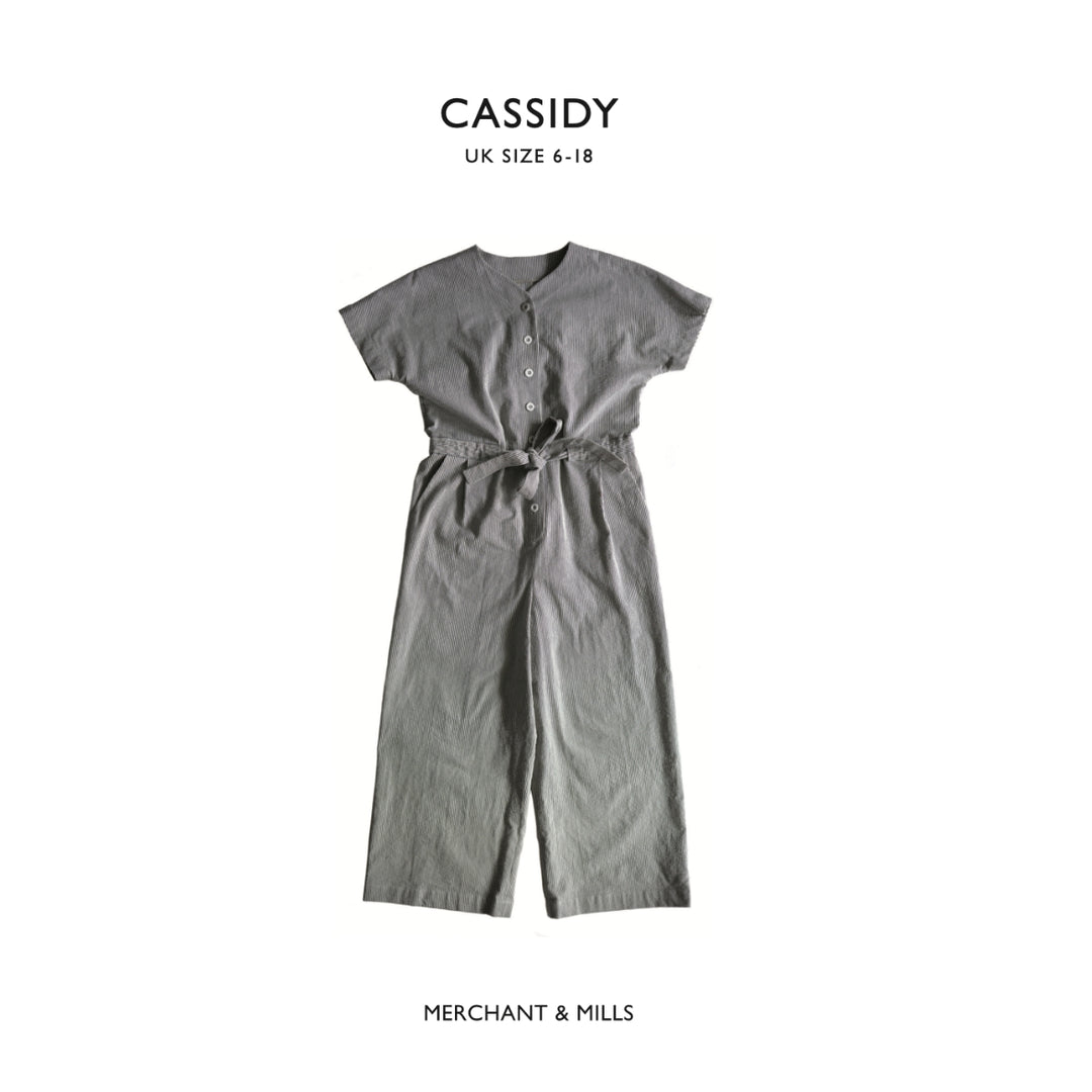 Merchant & Mills Cassidy Jumpsuit - Sizes 6-18 Sewing Pattern PDF