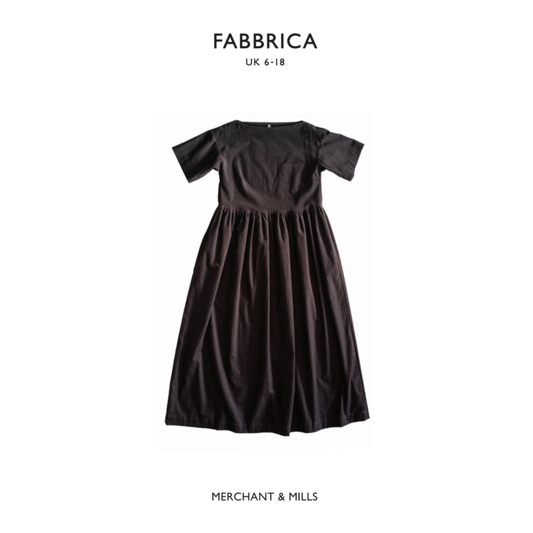 Merchant & Mills Fabbrica Dress - Sizes 6-18 Sewing Pattern PDF