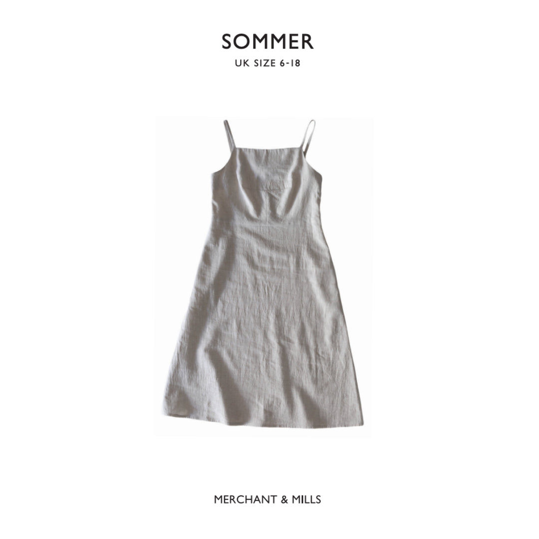 Merchant & Mills Sommer Dress - Sizes 6-18 Sewing Pattern PDF