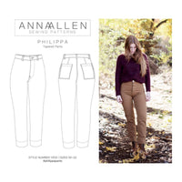Anna Allen Philippa Pants Sewing Pattern PDF