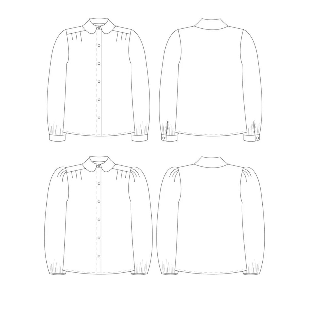 The Avid Seamstress The Pleated Blouse Sewing Pattern Guthrie & Ghani The Avid Seamstress The Pleated Blouse Sewing Pattern Guthrie & Ghani