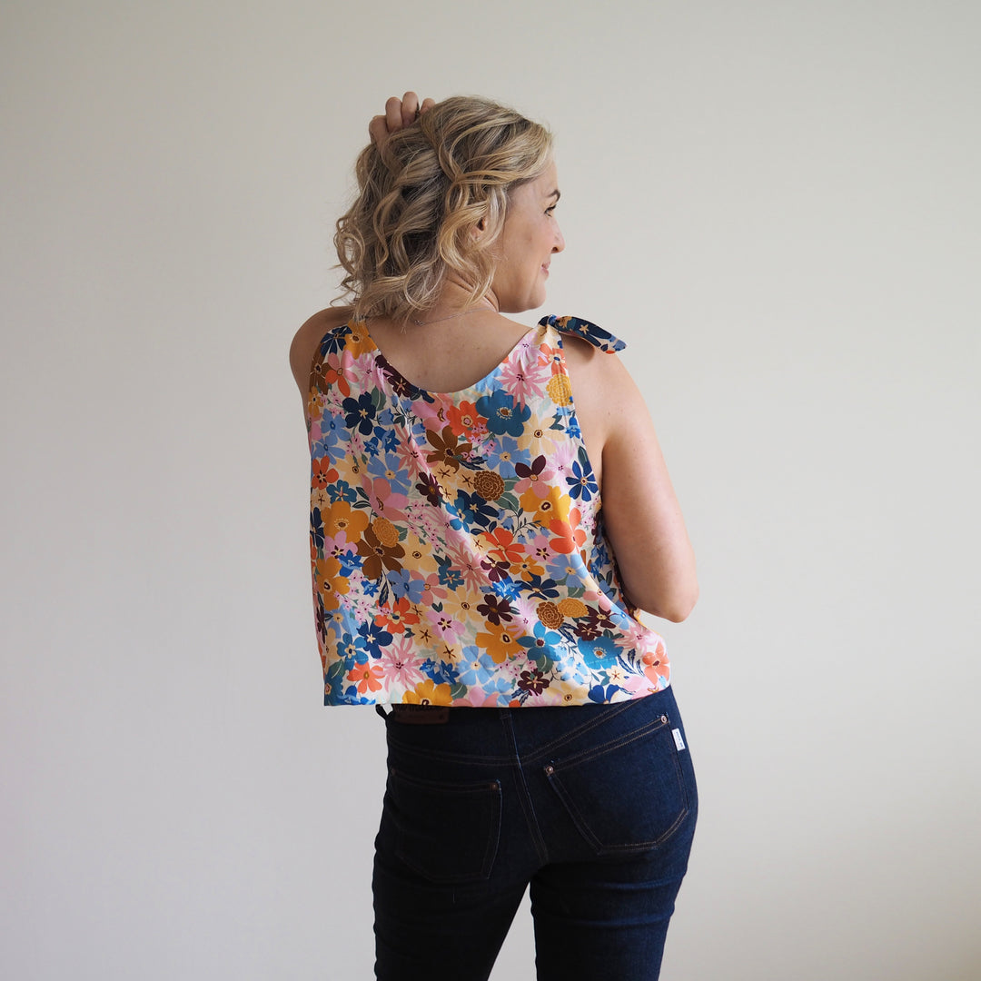 Lauren's Laurence Top in Flùr Meadow Ecovero Viscose