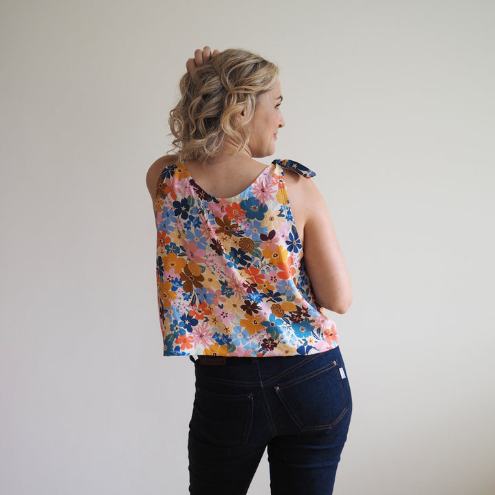 Lauren's Laurence Top in Flùr Meadow Ecovero Viscose