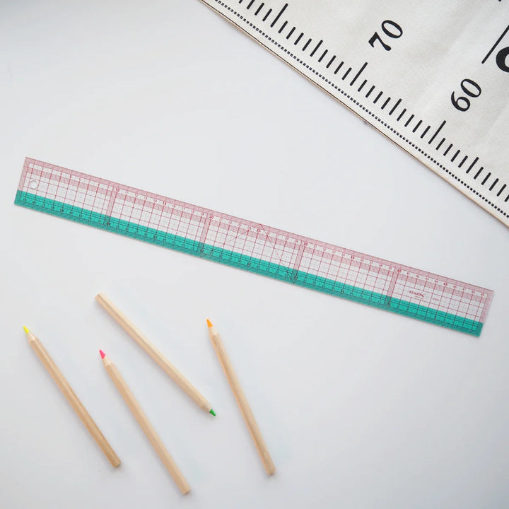 50cm Clover Graph Ruler - Metric