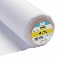 Vlieseline Medium Weight  Cotton Iron On Woven Interfacing - White