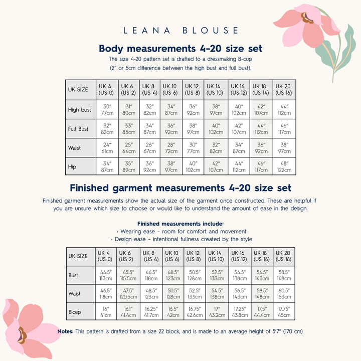 Guthrie & Ghani Lèana Blouse Sewing Pattern PDF