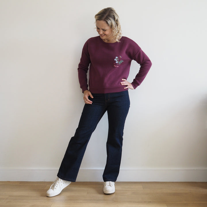 Flamingo Leopard Snuggly Fleeceback Organic Cotton Sweatshirting Fabric