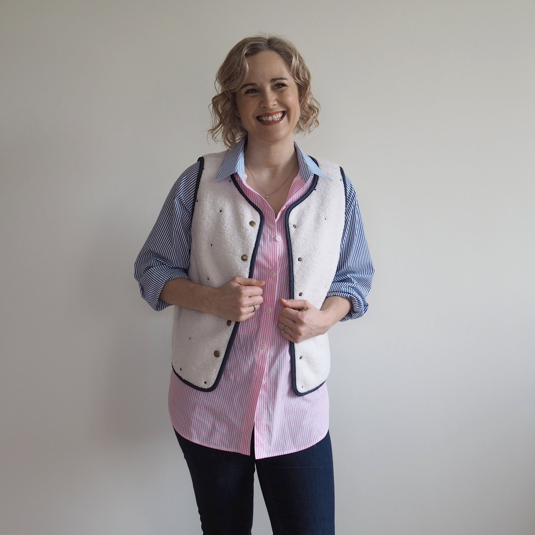 Ruby Vest Free Pattern Reversible Quilted Vest Dressmaking Kit | Ruby Vest Sewing Pattern ...