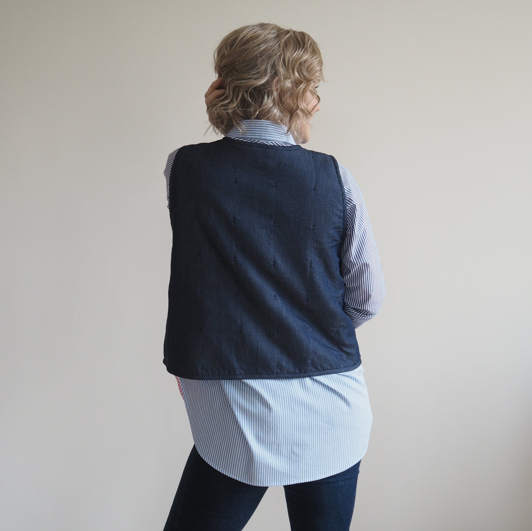 Ruby Vest Free Pattern Reversible Quilted Vest Dressmaking Kit | Ruby Vest Sewing Pattern ...