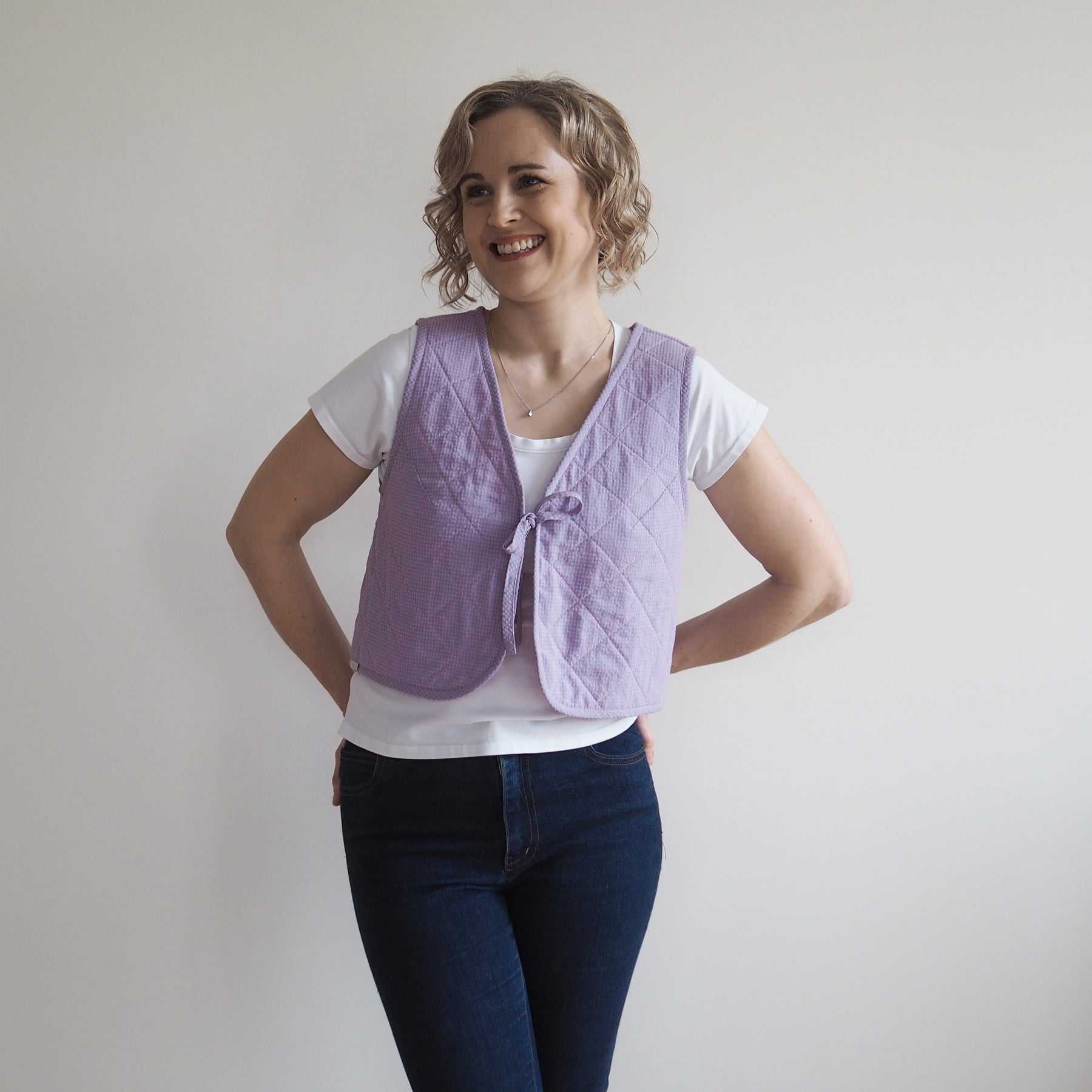 Ruby Vest Free Pattern Reversible Quilted Vest Dressmaking Kit | Ruby Vest Sewing Pattern ...