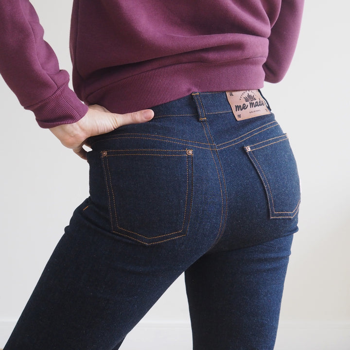 Lauren's Ash Jeans in Cone Mill Indigo 10.75oz Stretch Cotton Denim