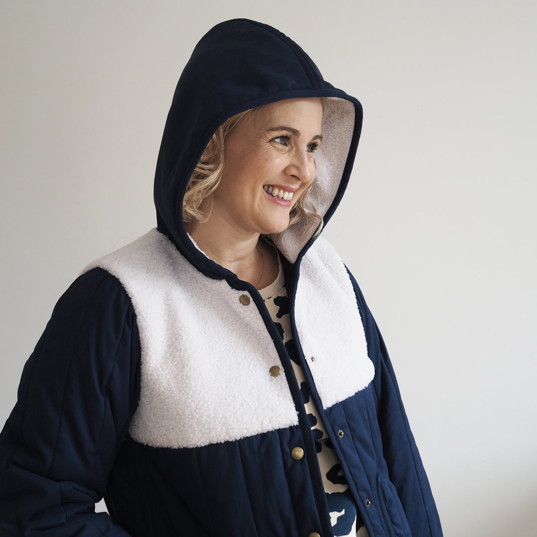 Mind The Maker Indigo Night Jordan Solid Fabric