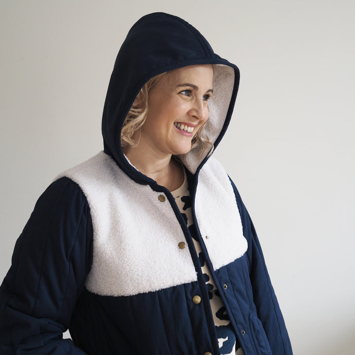 Mind The Maker Indigo Night Jordan Solid Fabric