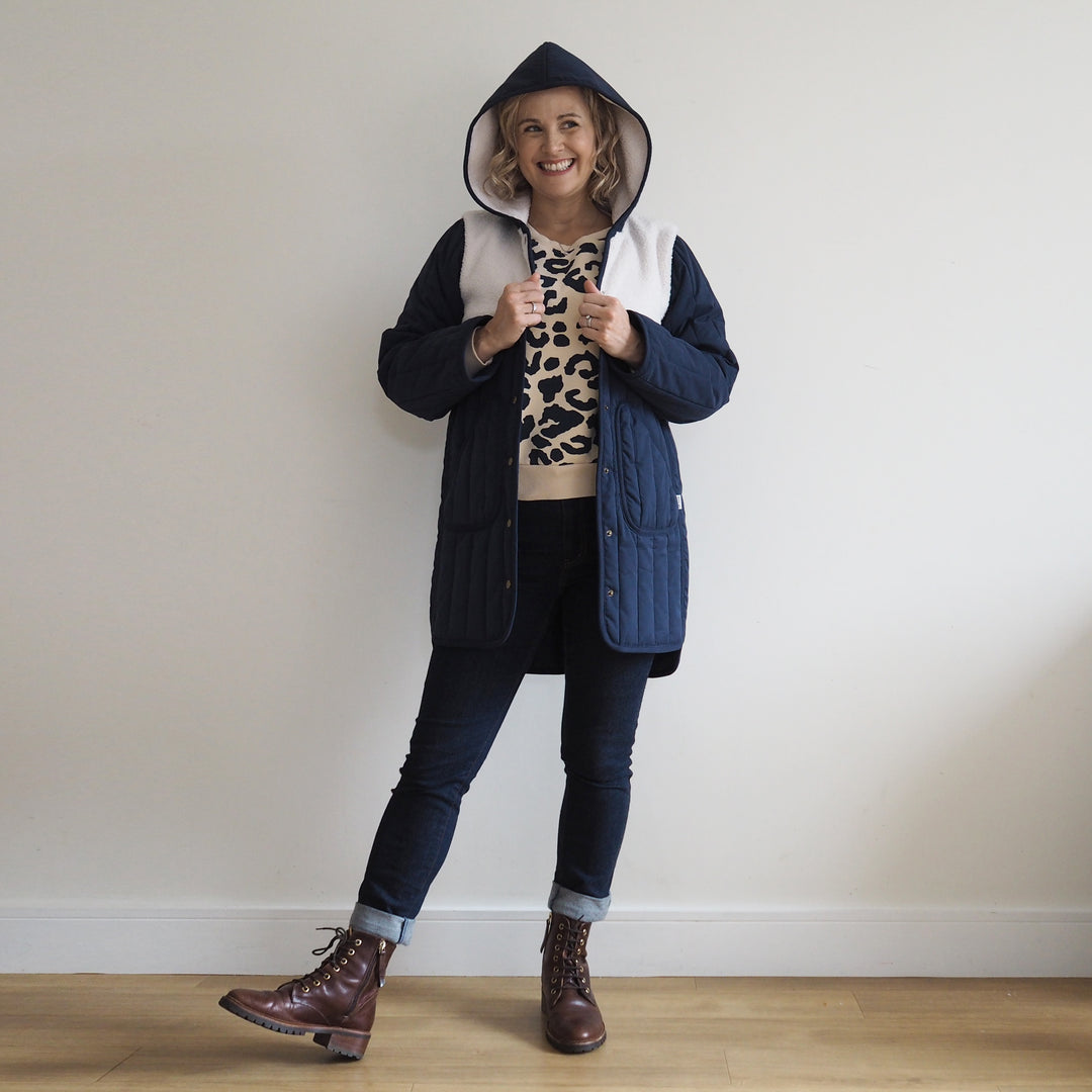 Mind The Maker Indigo Night Jordan Solid Fabric