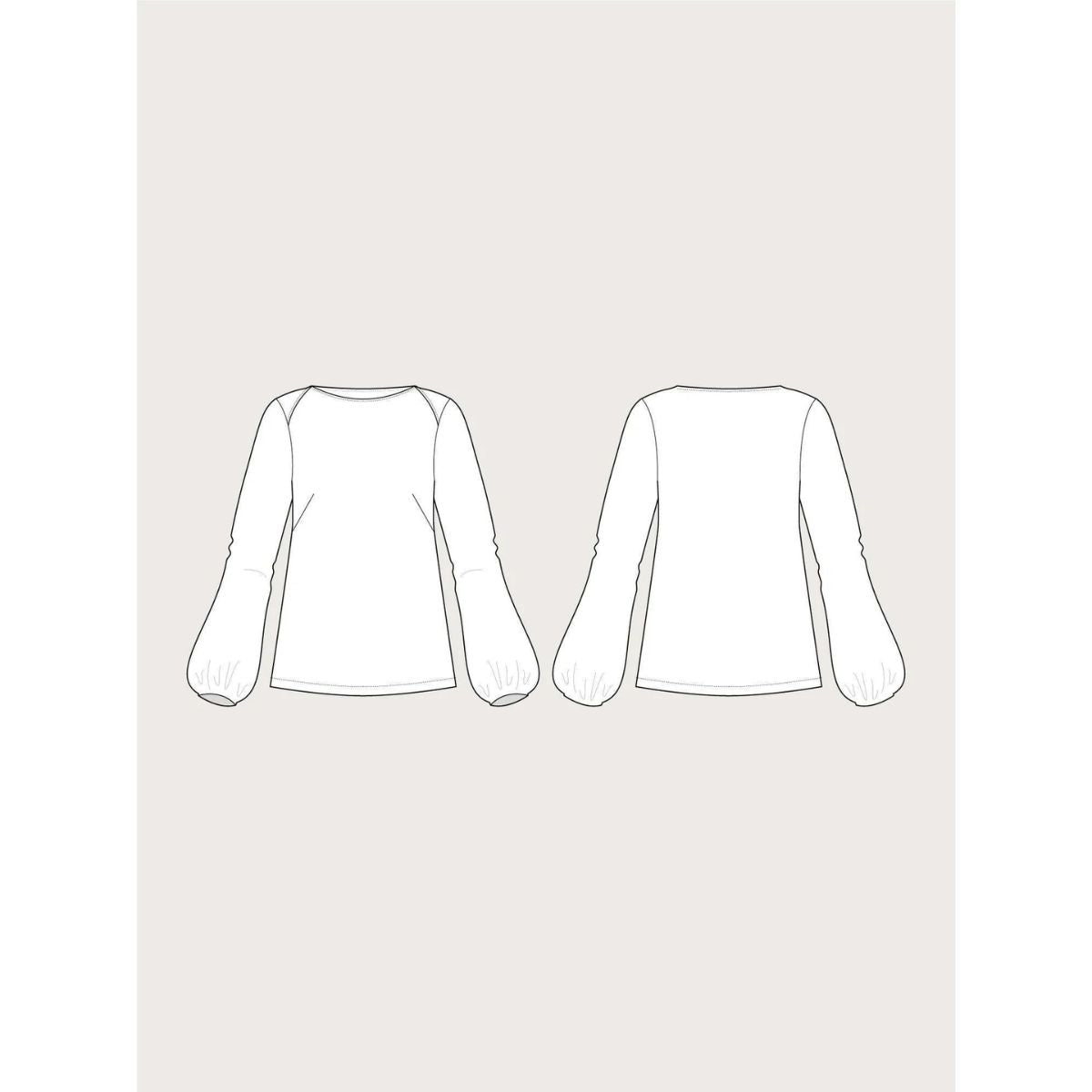 The Assembly Line Puff Shirt Sewing Pattern – Guthrie & Ghani