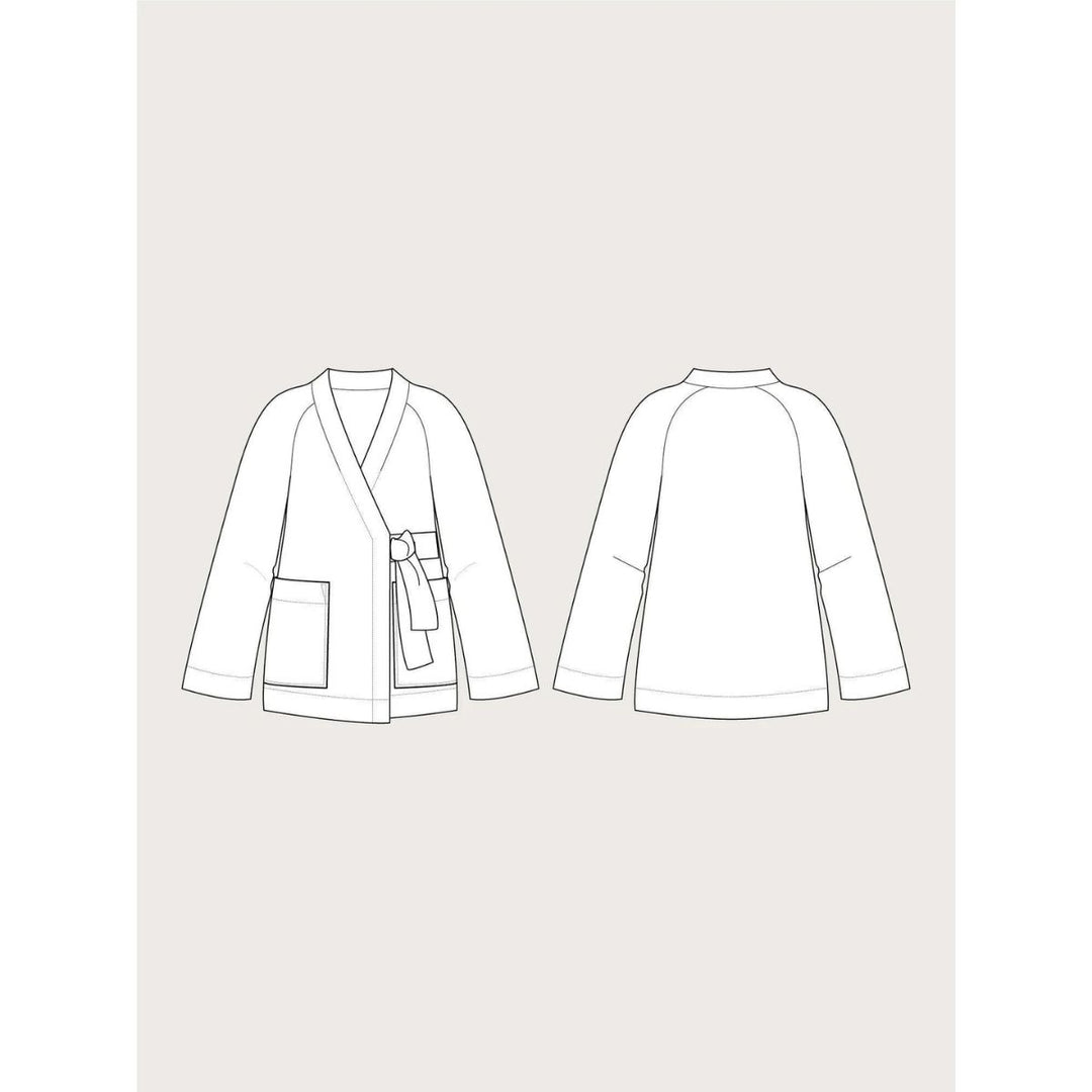 Assembly Line Jacket Pattern The Assembly Line Wrap Jacket Sewing Pattern – Guthrie & Ghani