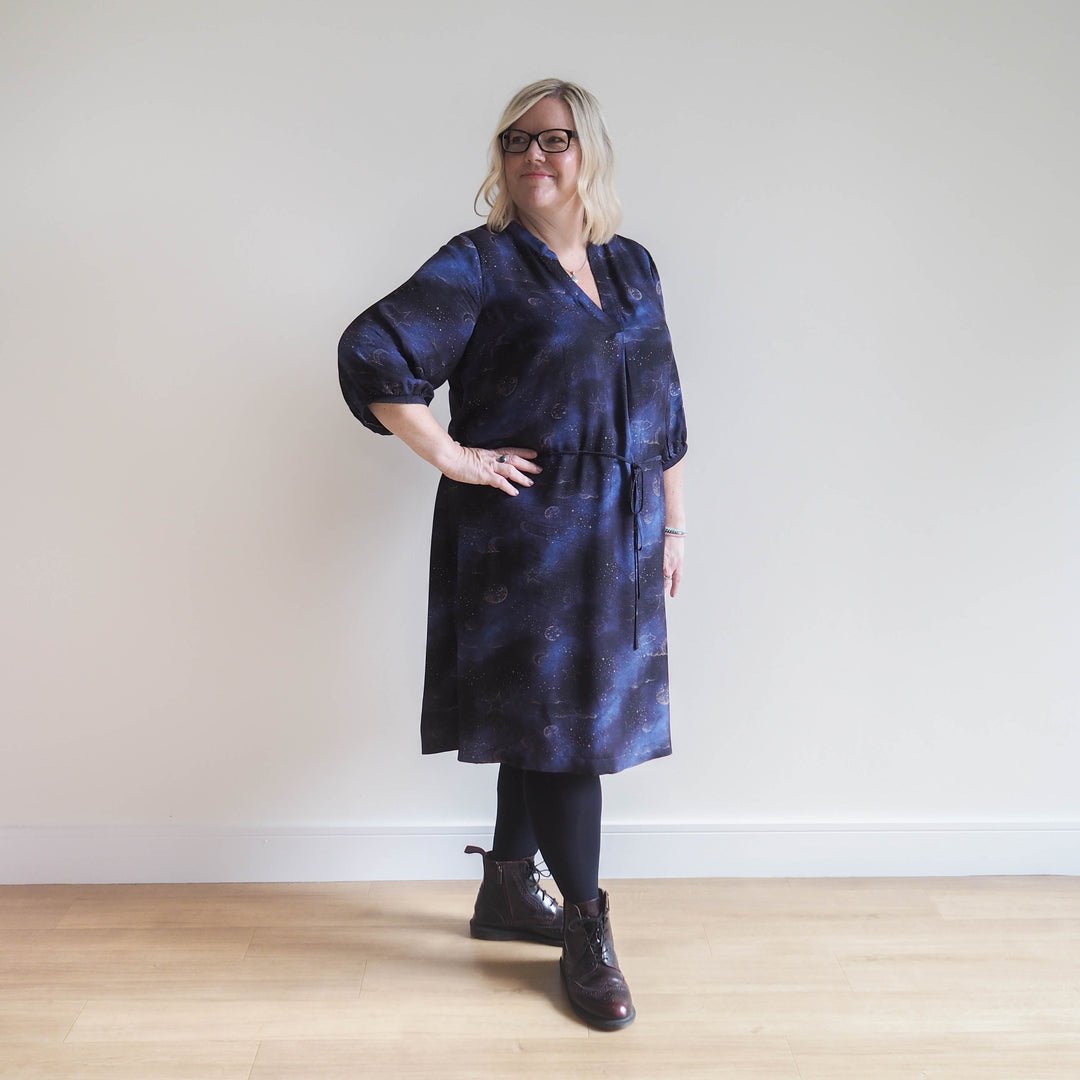 Afterlight Viscose Twill Sateen Fabric - Guthrie & Ghani Exclusive