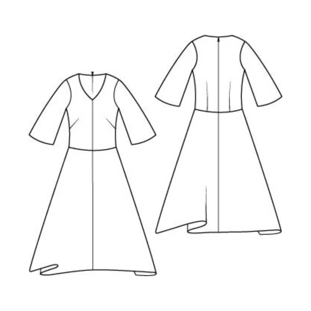 The Avid Seamstress A-Line Dress Sewing Pattern Guthrie & Ghani The Avid Seamstress A-Line Dress Sewing Pattern Guthrie & Ghani