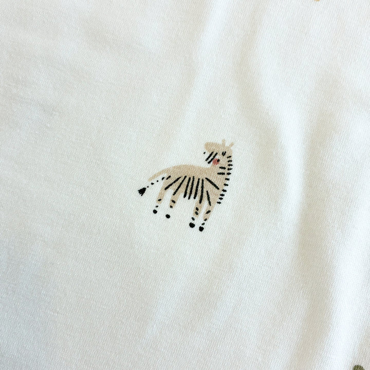 Blemished Safari Parade Cotton Jersey Fabric