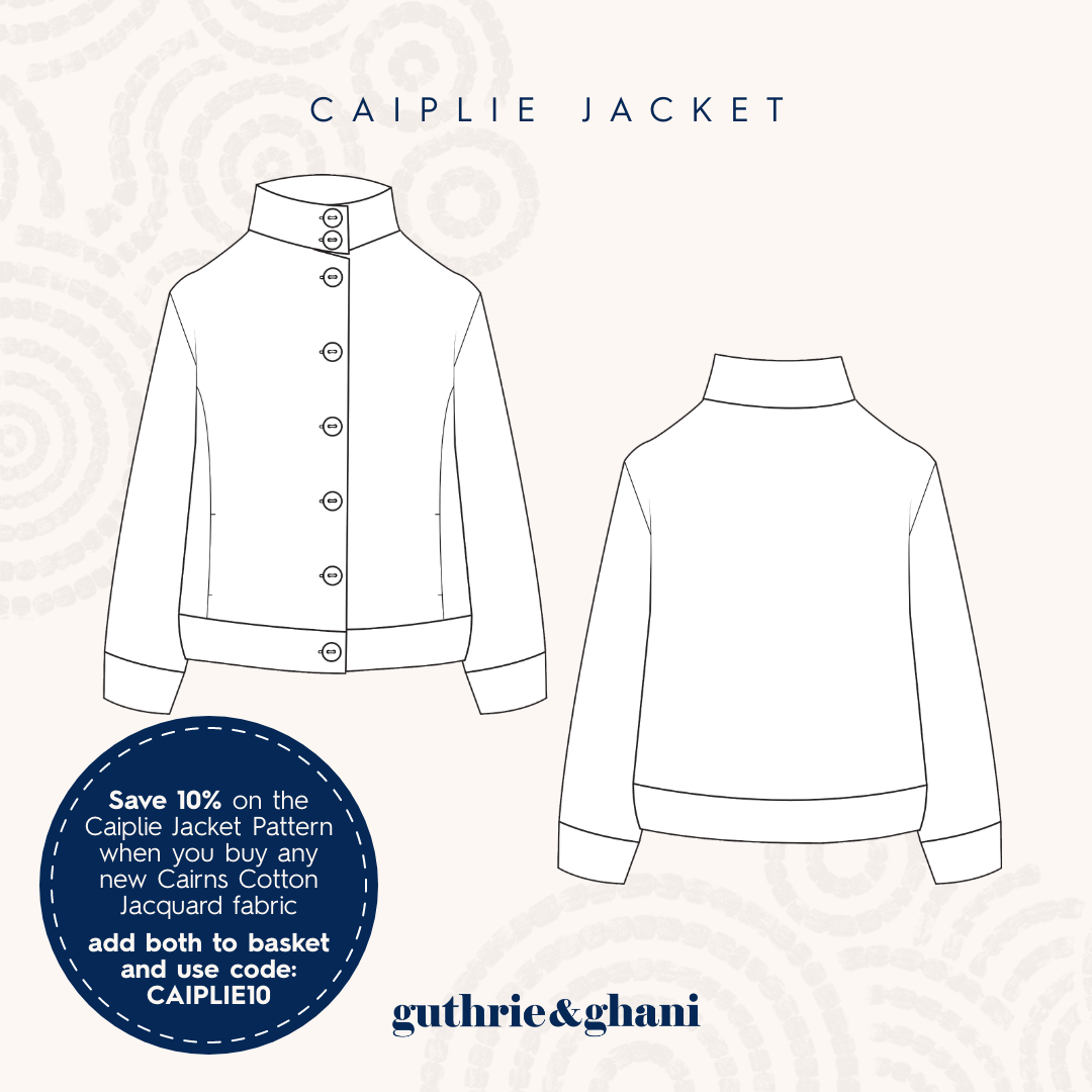 Guthrie & Ghani Caiplie Jacket - PDF Sewing Pattern With Video