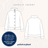 Guthrie & Ghani Caiplie Jacket - PDF Sewing Pattern With Video