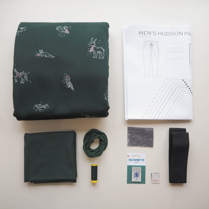 Hudson Pants Pjs Kit (with pattern)