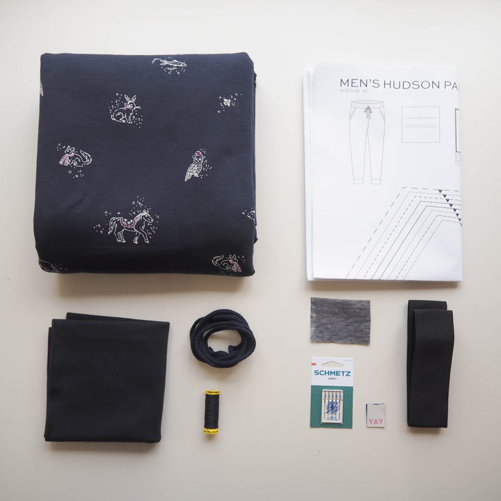 Hudson Pants Pjs Kit (with pattern)