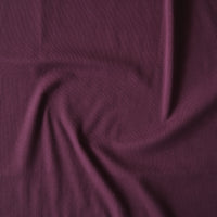 Maroon 2x2 Cotton Tubular Ribbing Fabric