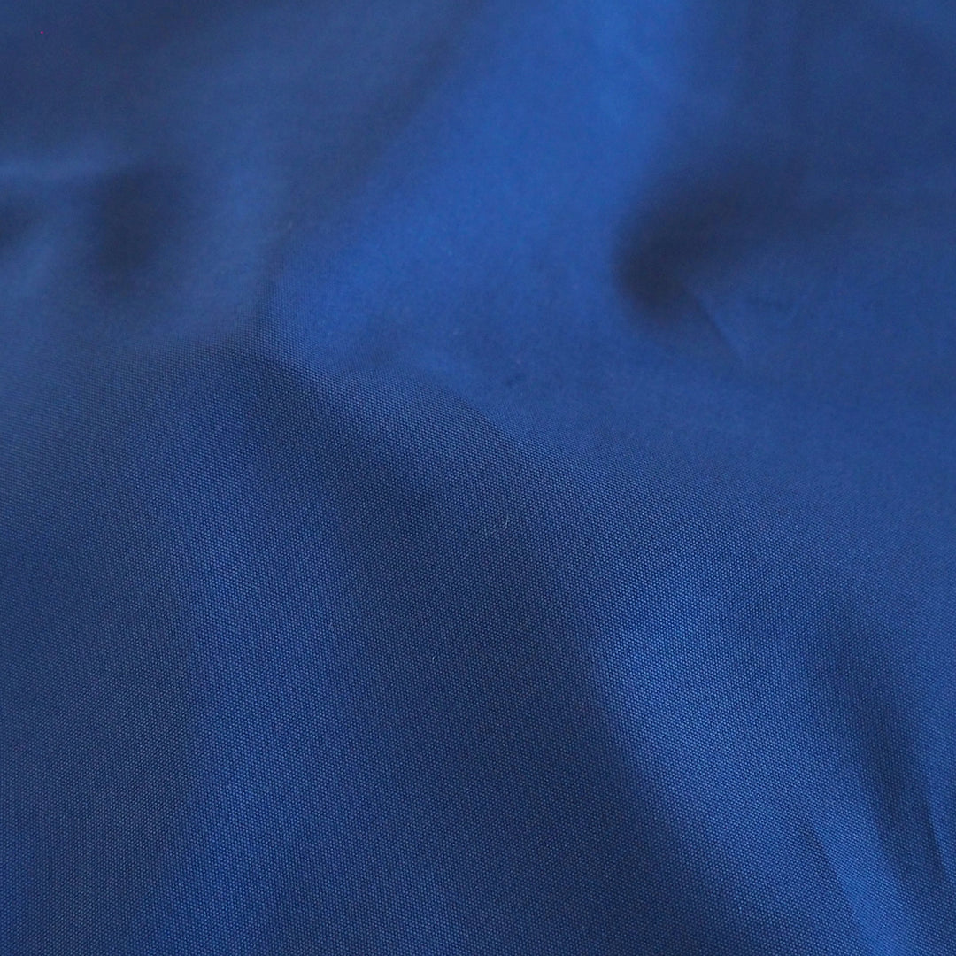 Close-up of blue fabric texture