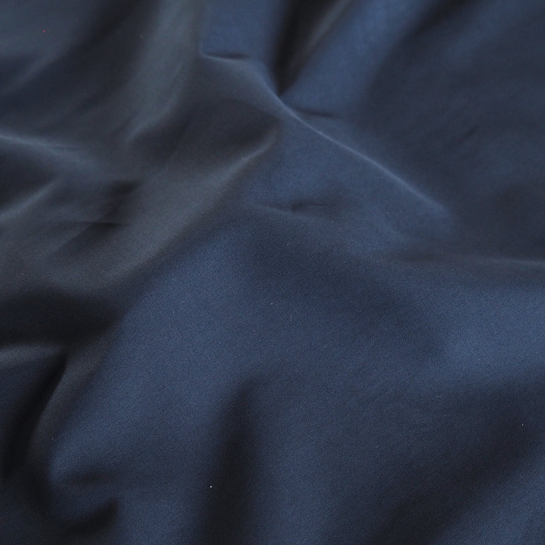 Indigo blue water-repellent fabric by Mind The Maker for jackets and outerwear.