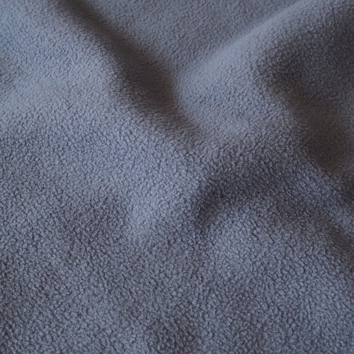 Chalky Blue Double Sided Teddy Fleece Fabric