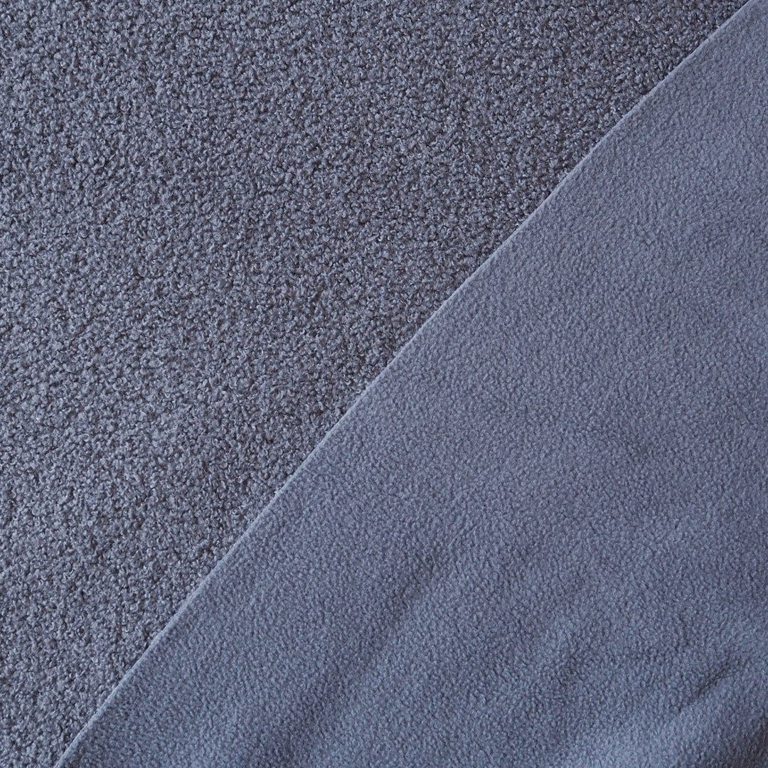 Chalky Blue Double Sided Teddy Fleece Fabric