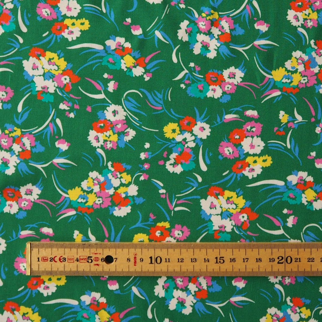 Liberty Fabrics Oakshot Viscose Leah A fabric, soft floral print for lightweight dressmaking.