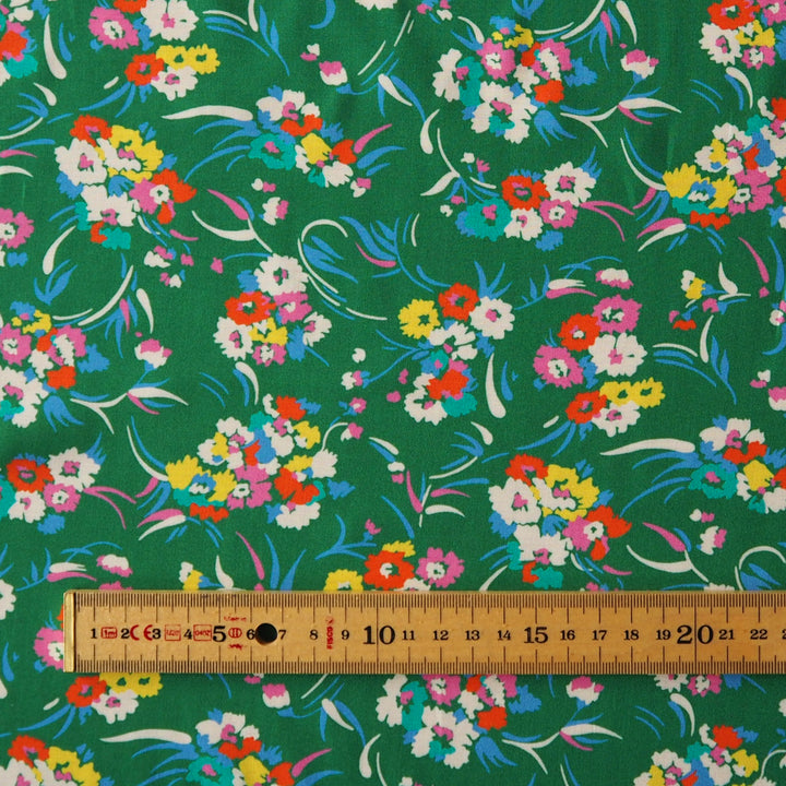 Liberty Fabrics Oakshot Viscose Leah A fabric, soft floral print for lightweight dressmaking.