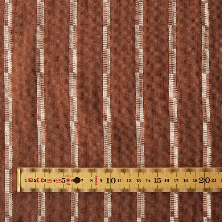 Fableism Red Dahlia Cotton Fabric from the Golden Hour Collection – soft woven cotton in a warm red tone.