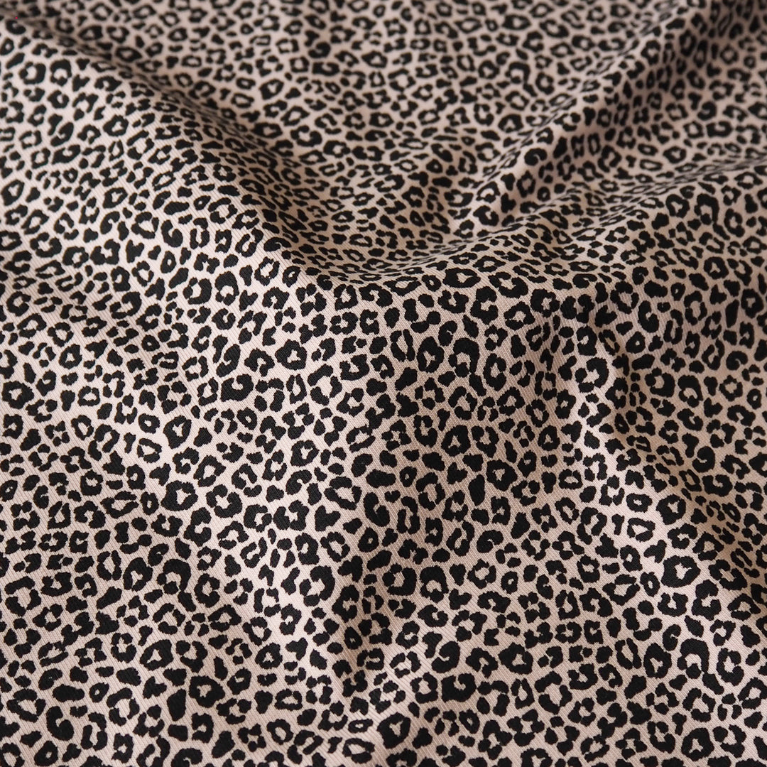 Powder Micro Leo Cotton Jersey Fabric, Oeko-Tex Certified