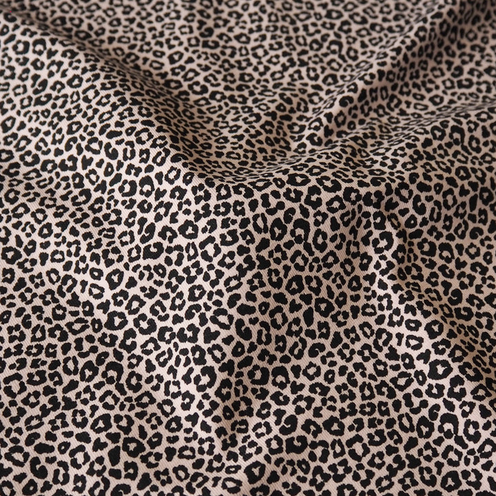 Powder Micro Leo Cotton Jersey Fabric, Oeko-Tex Certified