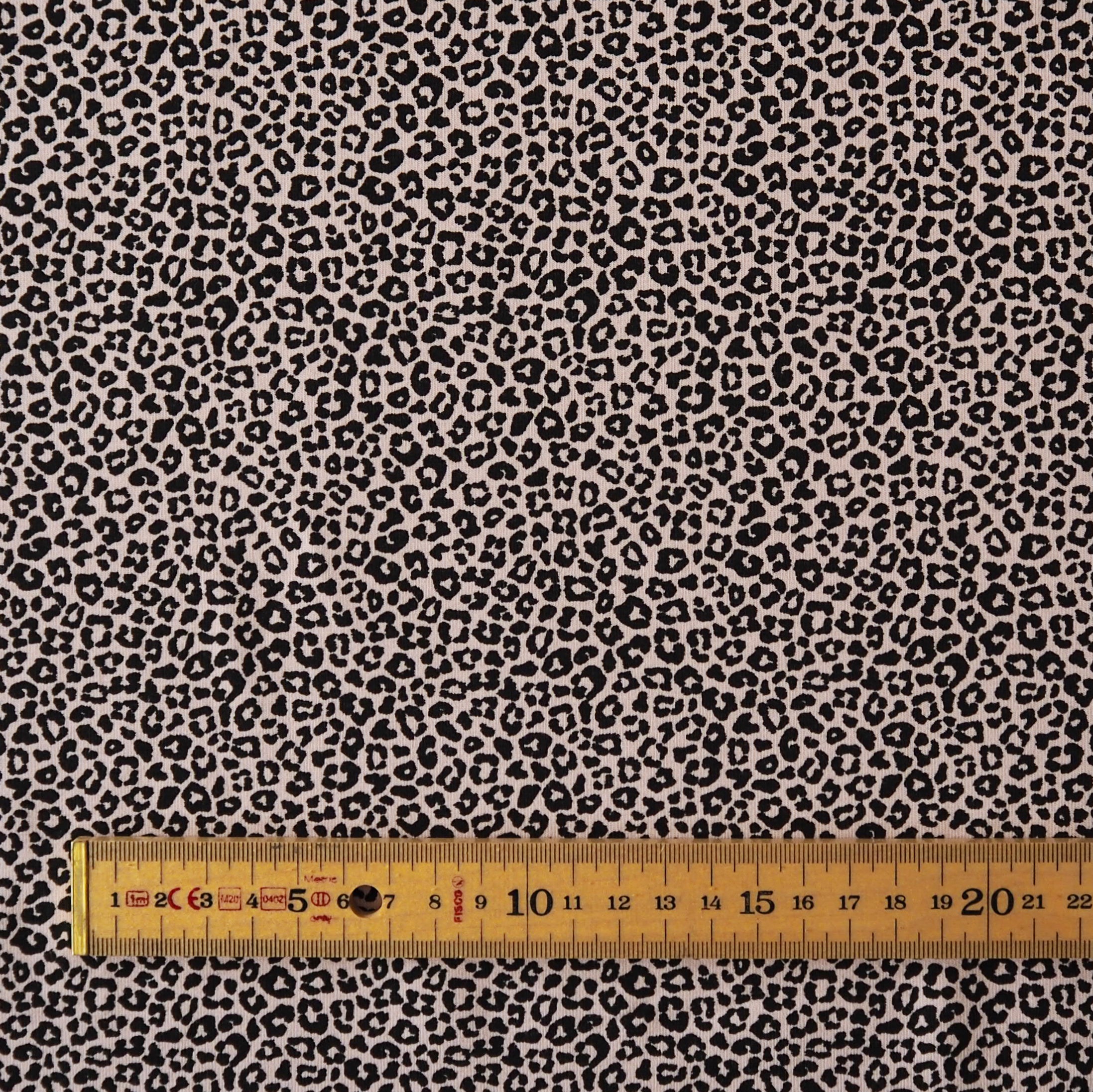 Powder Micro Leo Cotton Jersey Fabric - Bolt End Piece 80cm x