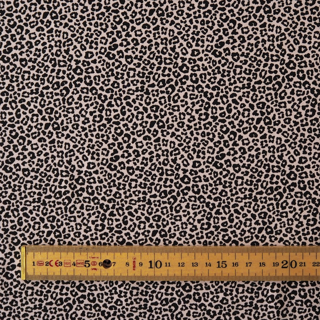 Powder Micro Leo Cotton Jersey Fabric, Oeko-Tex Certified