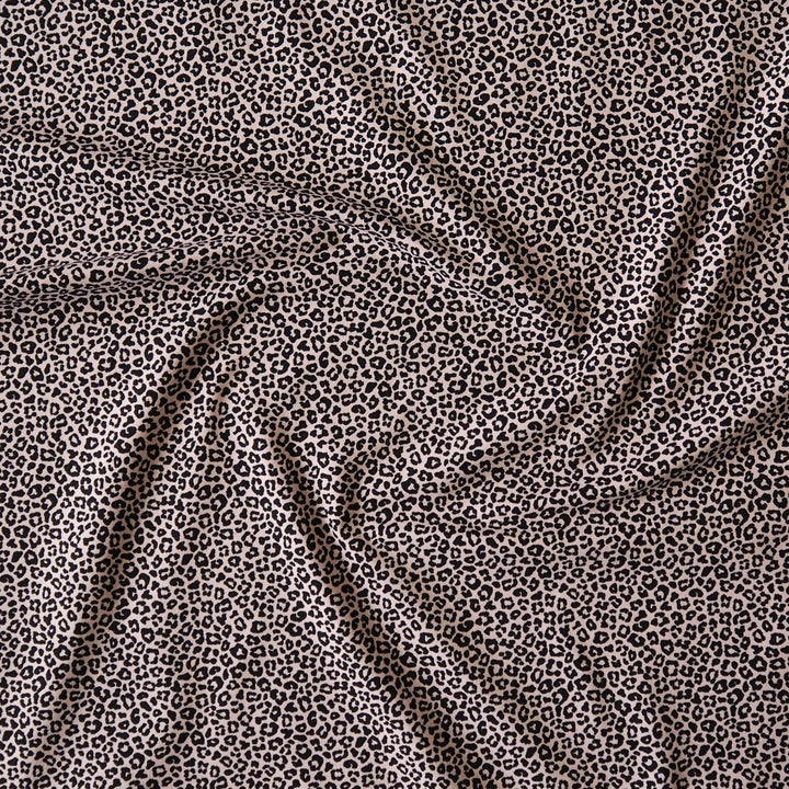 Powder Micro Leo Cotton Jersey Fabric, Oeko-Tex Certified